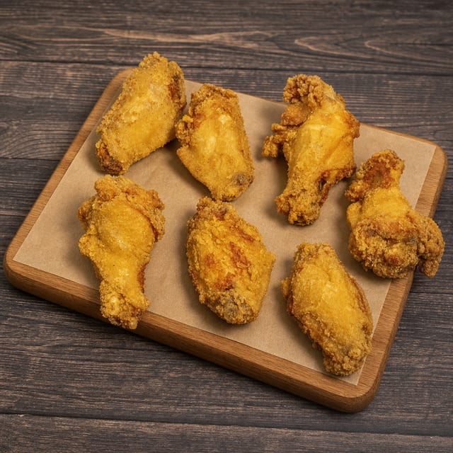 10 Cajun traditional wings (WINGS ONLY).