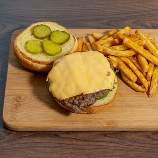 Double Cheese Burger (1 Lb Angus Beef)